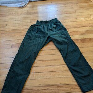 Emme Everyday Transitional Maternity/Postpartum Smocked Linen Pants